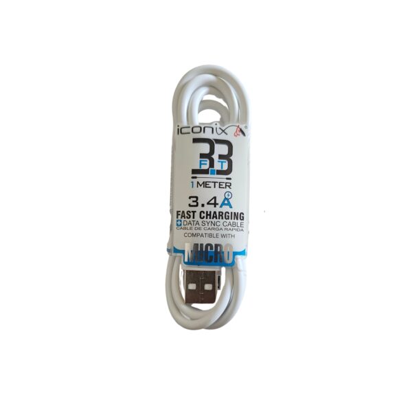 CÂBLE de charge rapide 3.4A Modèle IC-UC1632