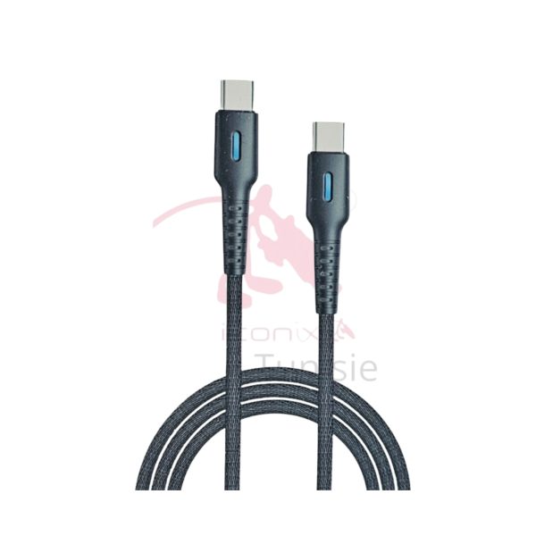 3_20250311_115017_0002 Câble de charge ultra rapideTYPE-C - TYPE-C Modèle IC-UC1639